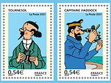 Hergé 07-007 francobolli et al.