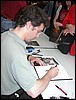Luca Enoch autografa a Torino Comics 2003 - photo (c) Goria