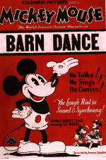 Barn Dance, released 14 mar 29, drawn by Ub Iwerks
