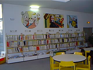 una delle biblioteche del CNBDI